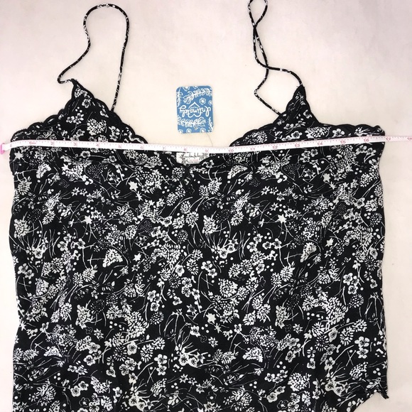 Free People Kora Print Camisole Tank Semi Crop Top - Picture 8 of 8